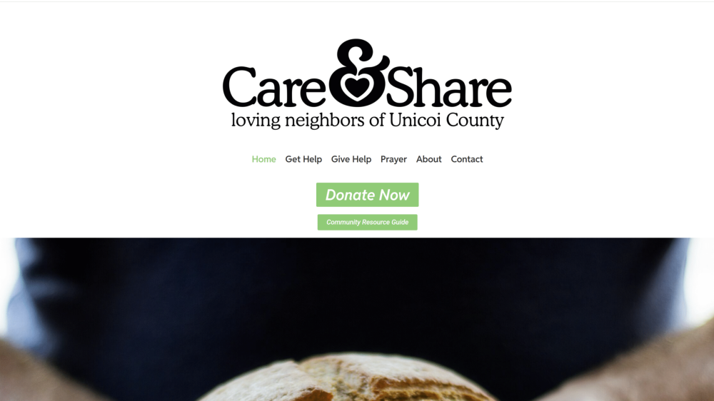 Care and Share website